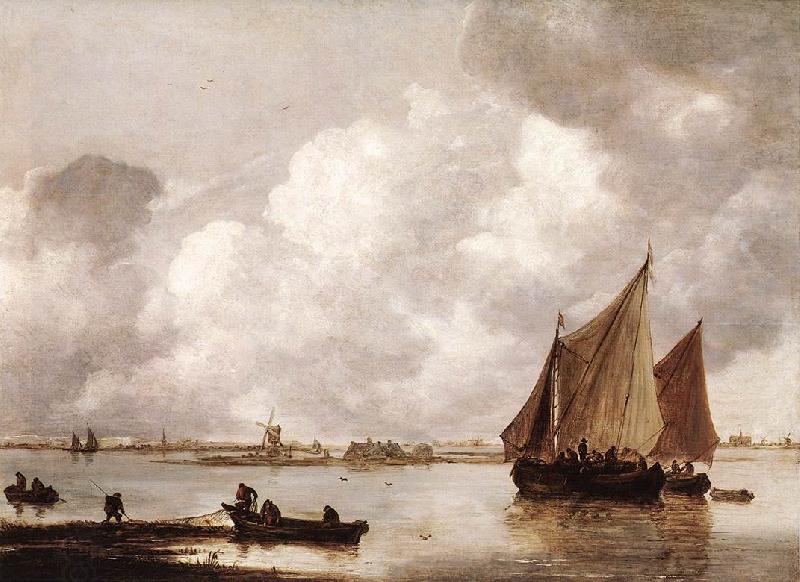 GOYEN, Jan van Haarlemer Meer dg China oil painting art